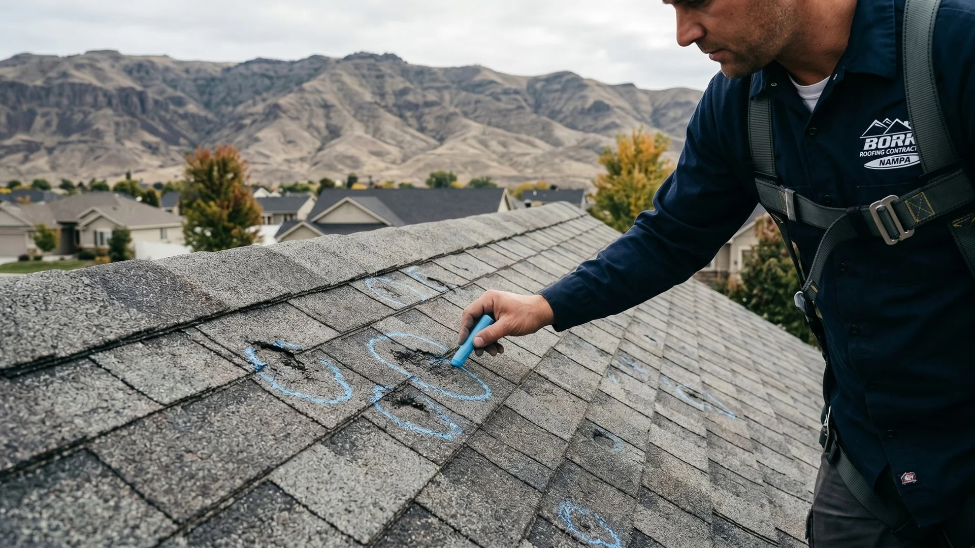 Storm Damage Restoration by Bork Nampa Roofing in Canyon County, Idaho